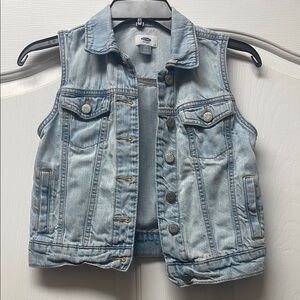 Old Navy Light Blue Denim Vest for Kids